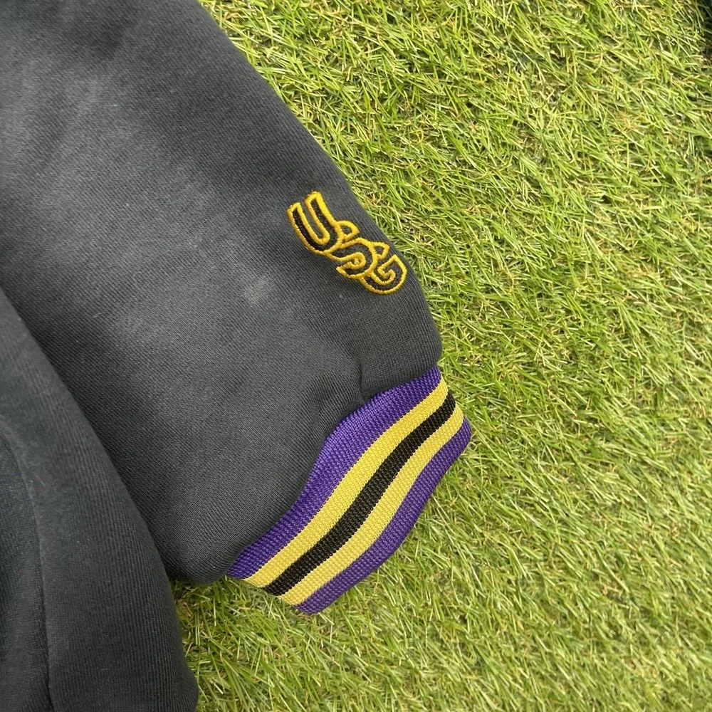 Vintage Los Angeles Lakers Hoodie Mens Large Black NBA Basketball USG 2000s